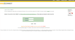 Desktop Screenshot of goldconnect.labcorpspecialtytesting.com