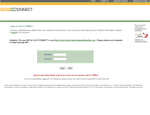 Tablet Screenshot of goldconnect.labcorpspecialtytesting.com